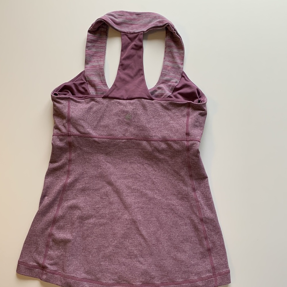 Lululemon Purple Razor Back Top - Picture 2 of 2